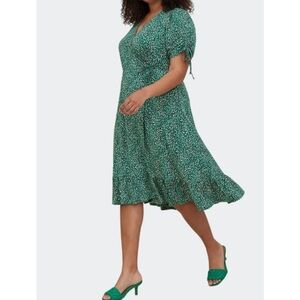 Torrid A-line Midi Wrap Dress-sz 5